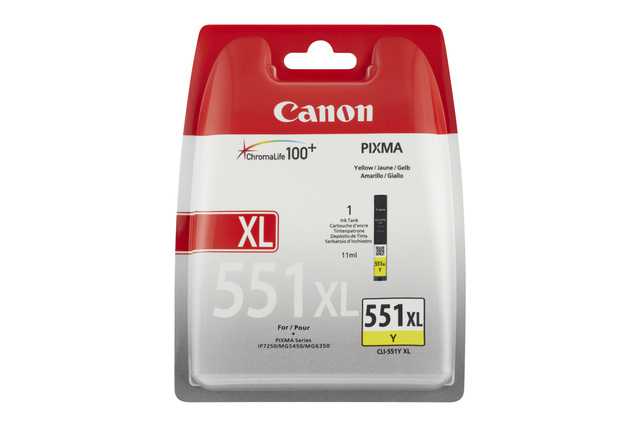 CARTUCHO TINTA YELLOW CANON CLI-551Y XL